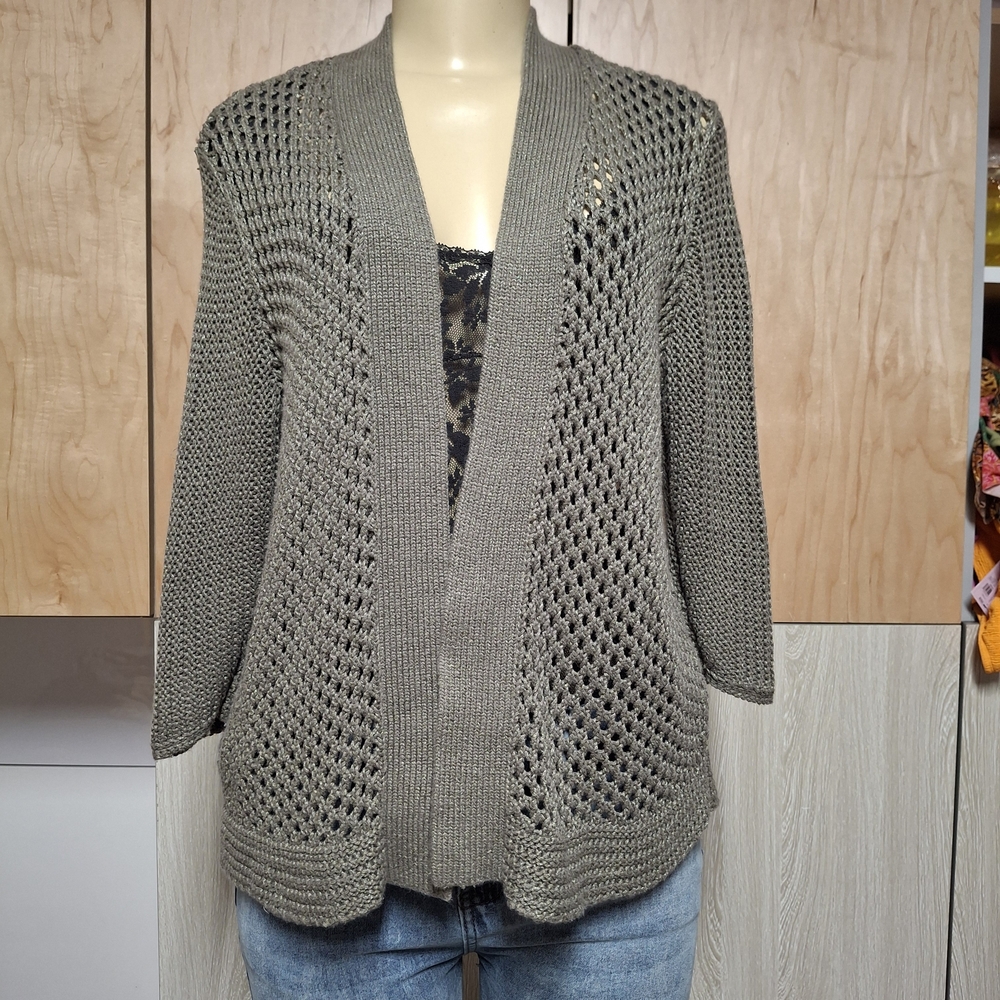 💋Chico's Open-Knit Cardigan💋